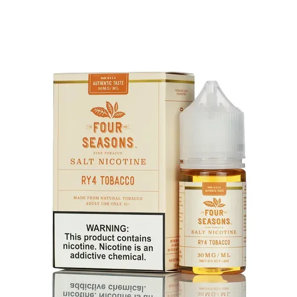 Four Seasons Salt Nicotine – RY4 Tobacco – 30ml