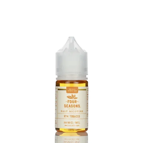 Four Seasons Salt Nicotine – RY4 Tobacco – 30ml - Image 2