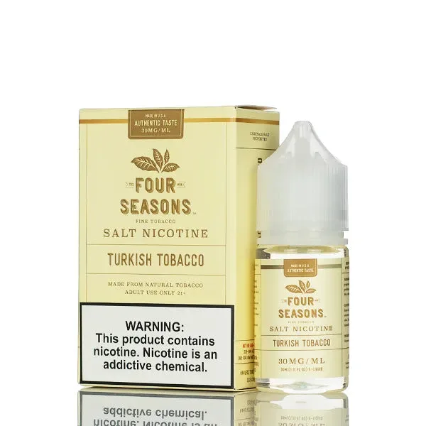 Four Seasons Salt Nicotine – Turkish Tobacco – 30ml