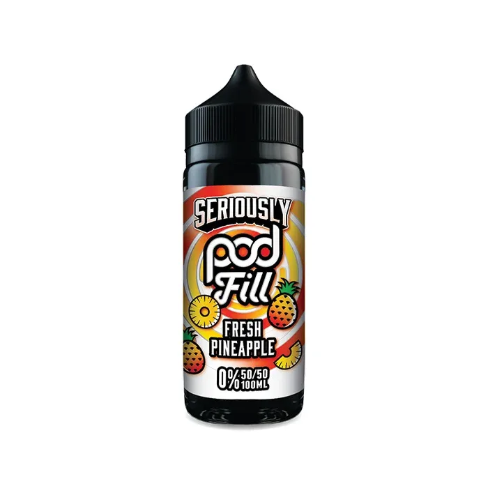 Fresh Pineapple 100ml Shortfill E-Liquid by Seriously Pod Fill