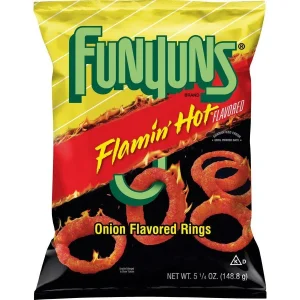Funyuns Flamin Hot onion rings 148.8g