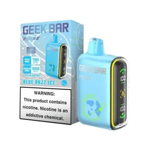Geek Bar Pulse 15000 Disposable Vape (5%, 15000 Puffs) - Blue Razz Ice'