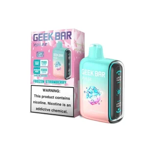Geek Bar Pulse 15000 Disposable Vape (5%, 15000 Puffs) - Frozen Strawberry'