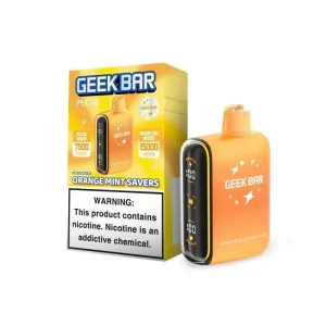 Geek Bar Pulse 15000 Disposable Vape (5%, 15000 Puffs) - Orange Mint (Saver edition)