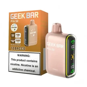 Geek Bar Pulse 15000 Tobacco Disposable Vape (5%, 15000 Puffs) - Tobacco