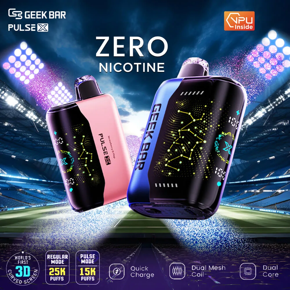 Geek Bar Pulse X 25000 Puff Zero Nicotine Disposable - Image 2