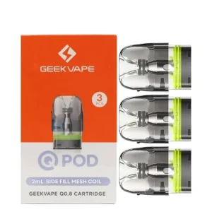 Geekvape Q Replacement Pod Cartridges 2ml – Side Fill
