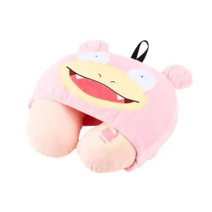 Gowell Pokemon Slowpoke Hooded Neck Pillow Japan Official Travel Accessory