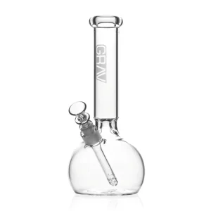 GRAV Round Base Glass Water Pipe