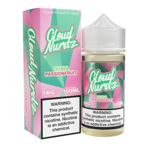 Guava Passionfruit – Cloud Nurdz Freebase – 100mL