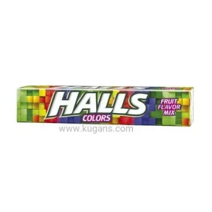 Halls Fruit Flavor Mix Colors 33.5g
