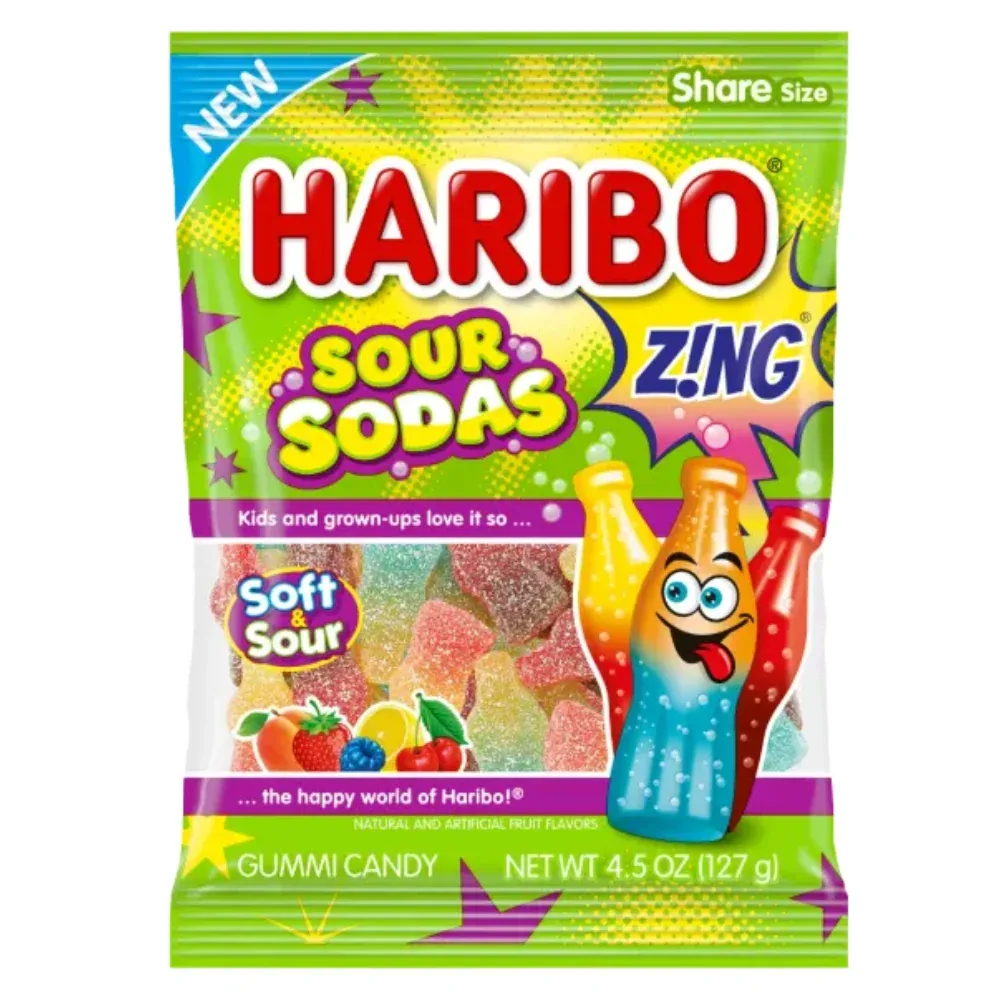 Haribo Sour Sodas Zing