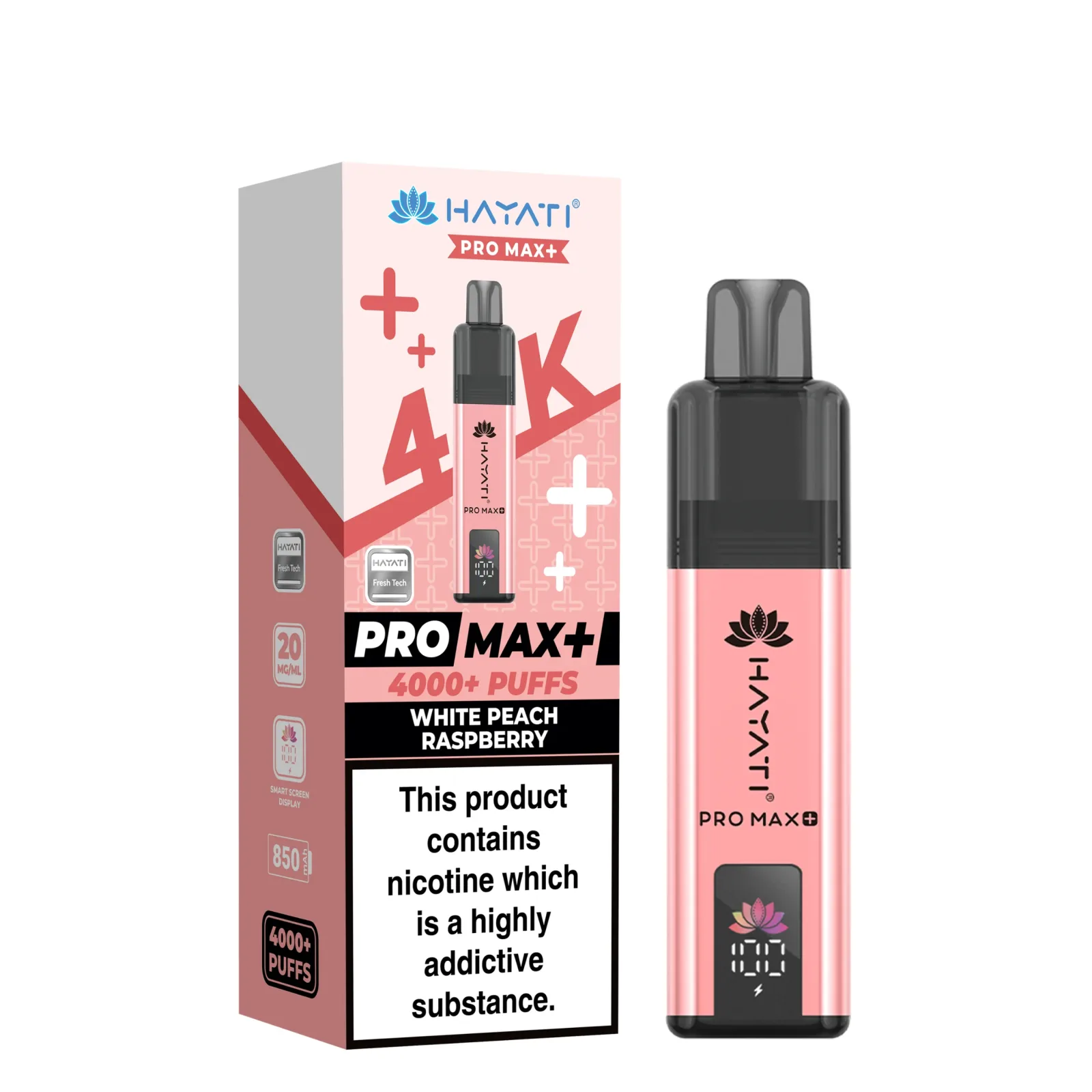 Hayati Pro Max 4K Prefilled Pod Vape Kit - Image 2