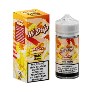 Hi-Drip Peachy Mango 100ml Vape Juice - 0MG