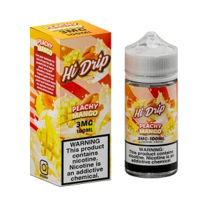Hi-Drip Peachy Mango 100ml Vape Juice - 3MG