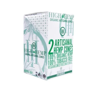 High Hemp Artisanal Wrap Cones 2pk 15ct Box