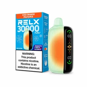 Iced Orange Pulp Juice - RELX Nova Silkmesh 30k Disposable Vape