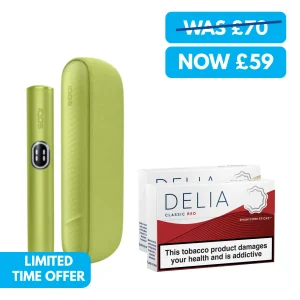 IQOS Iluma i Heated Tobacco Device Bundle (DELIA Sticks)