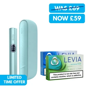 IQOS Iluma i Heated Tobacco Device Bundle (LEVIA Sticks)