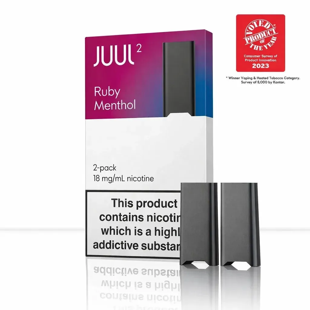 JUUL2 Ruby Menthol Prefilled Vape Pods