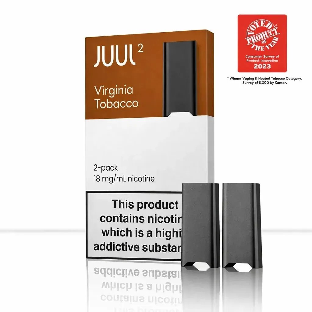 JUUL2 Virginia Tobacco Prefilled Vape Pods