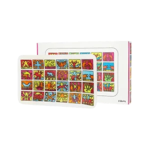 K. Haring Glass Rolling Tray