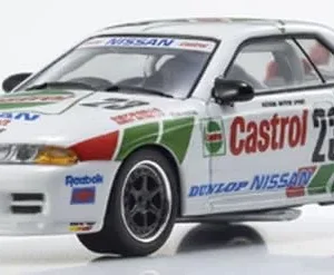 Kyosho 1/64 Scale Castrol Skyline GT-R R32 1990 LED Model Car