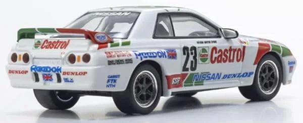Kyosho 1/64 Scale Castrol Skyline GT-R R32 1990 LED Model Car - Image 2