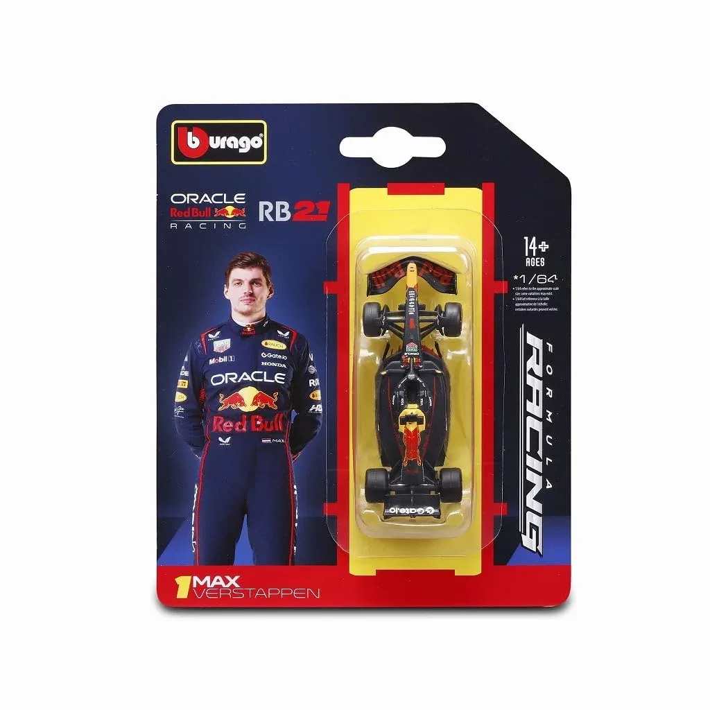 Kyosho Burago 1/64 Scale Red Bull Racing RB21 Model by M. Verstappen - Image 2