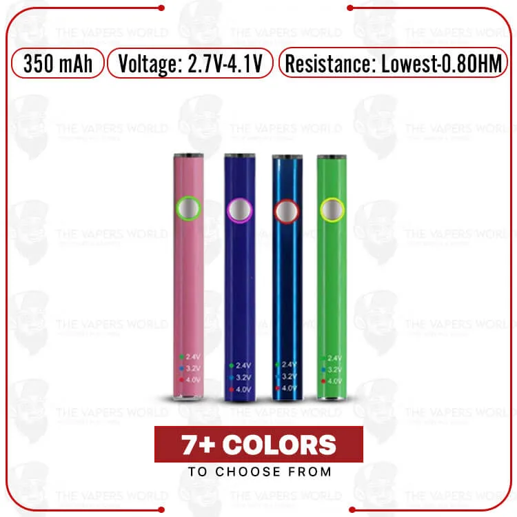 Leaf Buddi Max II VV Passthrough USB Battery Kit – 350mAh