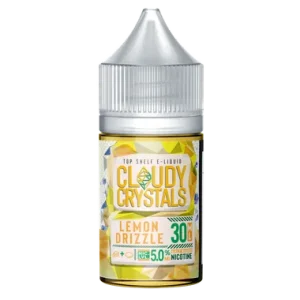 Lemon Drizzle Salt Nic E-Juice by Cloudy Crystals E-Liquid