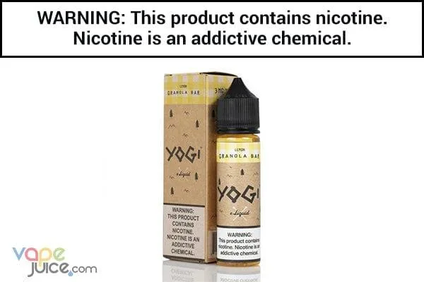 LEMON GRANOLA BAR BY YOGI E LIQUID 60ML