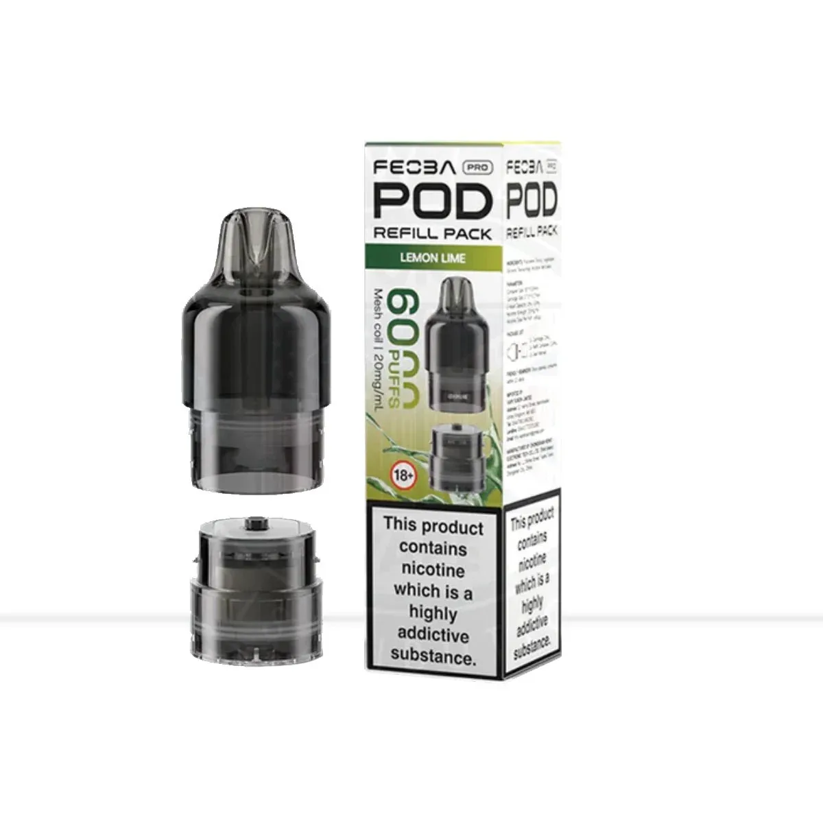 Lemon Lime Feoba Pro Prefilled Pods