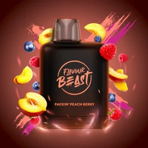 Level X G2 2+10 Flavour beast packin peach berry 32k
