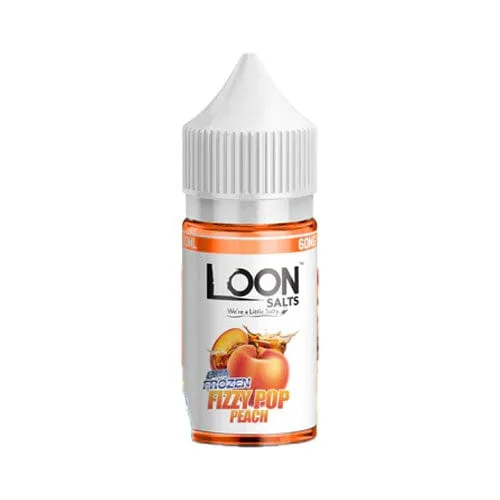 Loon Salts Frozen Fizzy Pop Peach Nic Salt Vape Juice — 30ml, 60mg