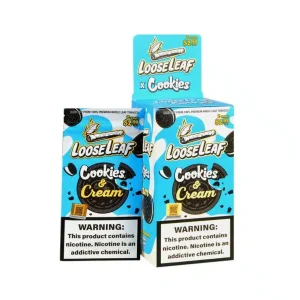 LOOSE LEAF – TOBACCO WRAPS 2PACK (COOKIES AND CREAM)