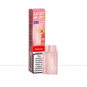 Lost Mary BM600 Peach Ice Prefilled Vape Pods