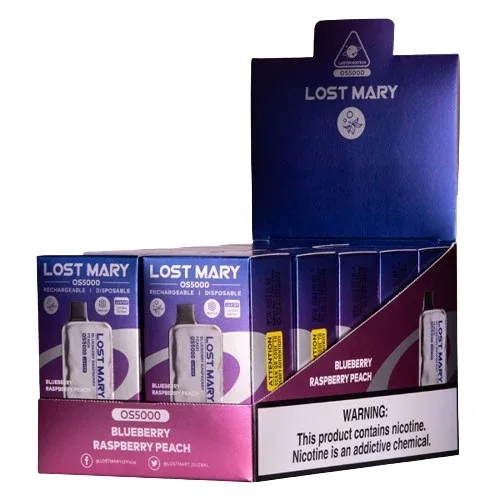 Lost Mary OS5000 5k Puff Nicotine Disposable Full Box