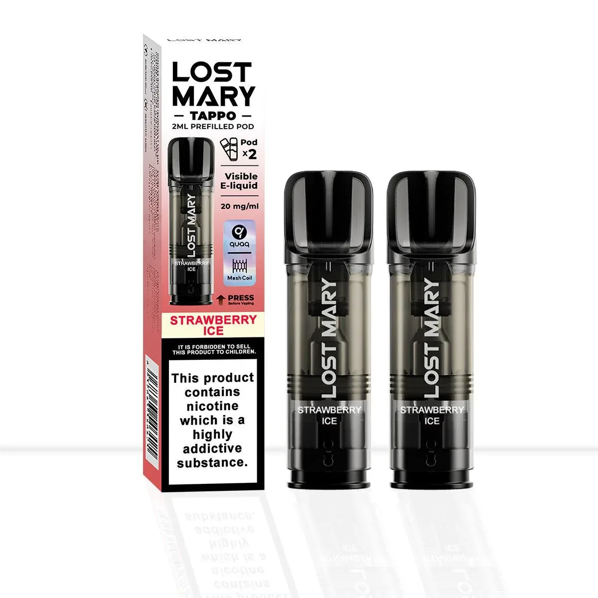Lost Mary Tappo Strawberry Ice Vape Pods