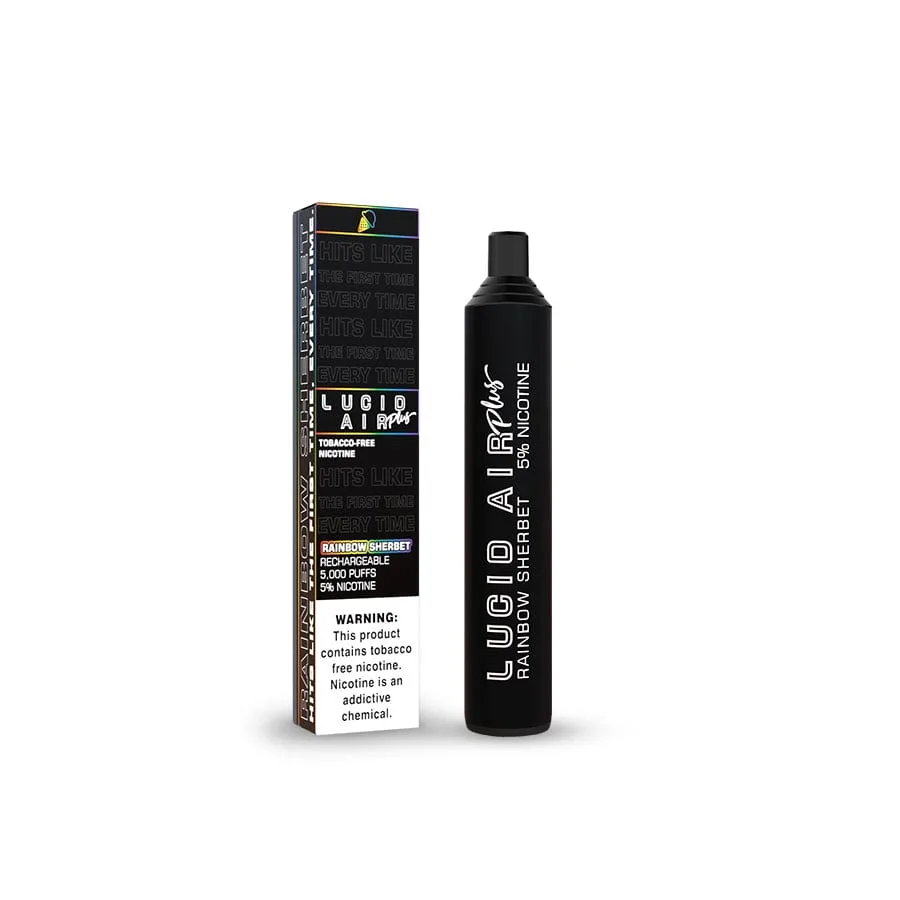 Lucid Air Plus Disposable Vape (0%, 5000 Puffs) - Rainbow Sherbet