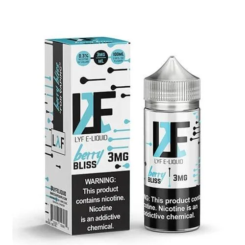 LYF Berry Bliss 100ml Vape Juice - 3MG