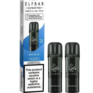 Mad blue Elf Bar 600 pods 2 pack
