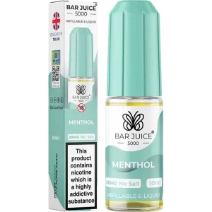 Menthol Bar Juice 5000 e-liquid 10ml