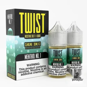 Menthol No. 1 — Twist E-Liquids 60mL (2x30mL twin pack) Nic Salt