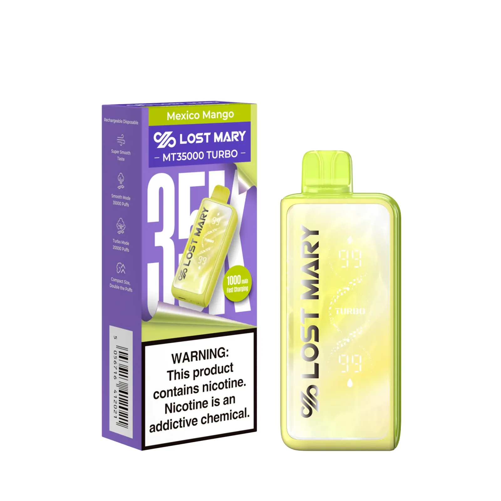 Mexico Mango - Lost Mary MT35000 Turbo Disposable Vape
