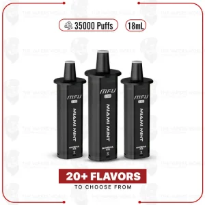 MFU SHISHA X5 Hookah 35K Puffs Disposable Refill Pod – 1PK