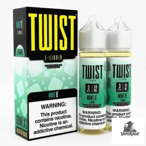 Mint 0 — Twist E-Liquids 120mL (2x60mL twin pack) Freebase