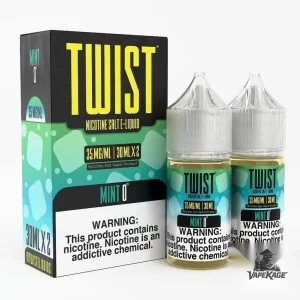 Mint 0 — Twist E-Liquids 60mL (2x30mL twin pack) Nic Salt
