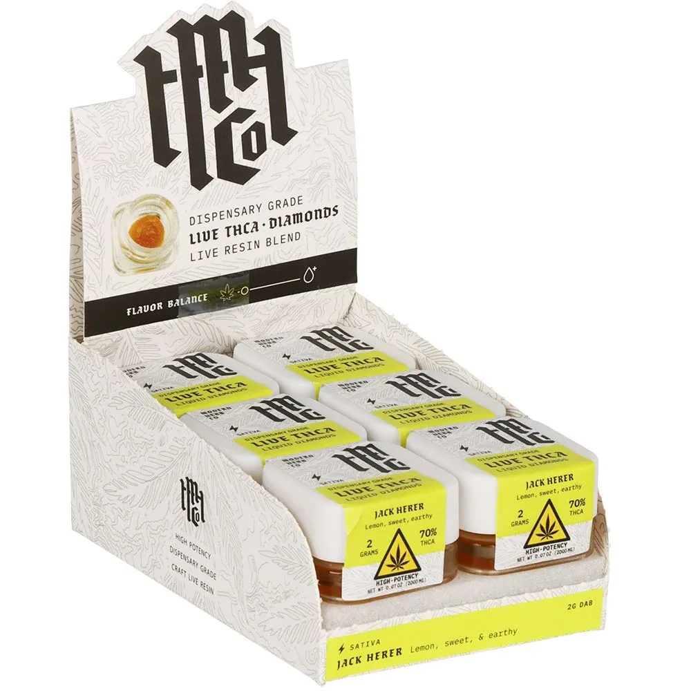 Modern Herb Co Dispensary Grade Live Resin THCA Dabs | 2g | 6ct Display - Image 2