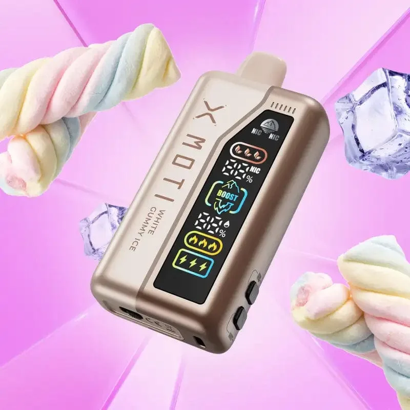 MOTI NICFLEX 40K Nic-Control Disposable Vape (0-6%, 40000 Puffs) - White Gummy Ice